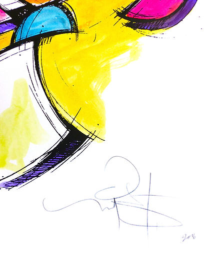 Mist | sketch - hand finished