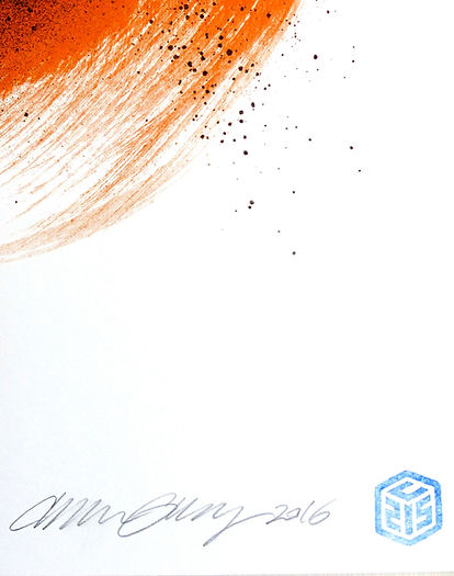 C215 | sérigraphie Charly camel orange
