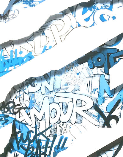 ARDPG | Sérigraphie Now you see fluo bleue