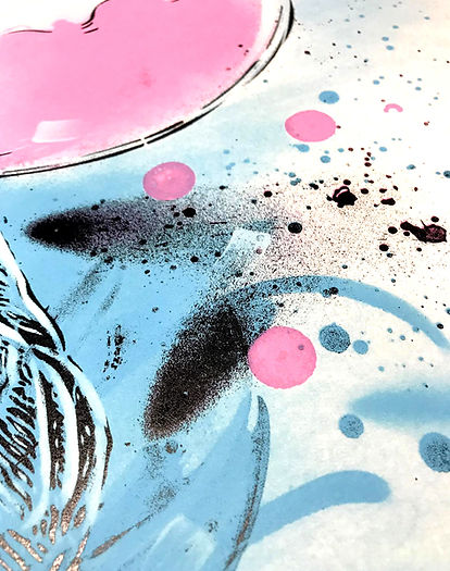 C215 | Sérigraphie "La fille au ballon"